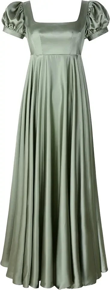 Regency Dresses for Women Bridgerton Dress Jane Austen Ball Gown Empire Waist