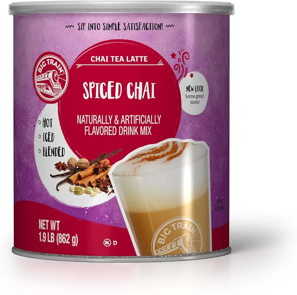 Big Train Spiced Chai Tea Latte Beverage Mix, 1.9 Pound (Pack of 1)