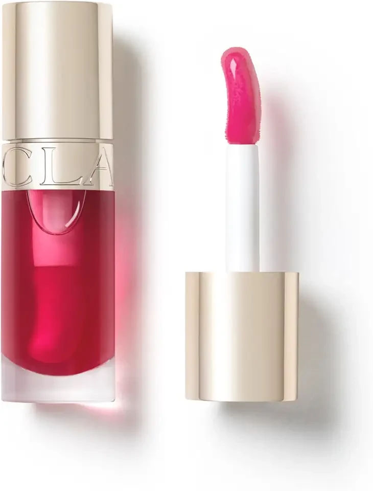 Clarins Lip Comfort Oil | Hydrating, Nourishing and Moisturizing Lip Oil | Sheer, High Shine Finish | Soothes, Comforts and Protects Lips | Visibly Plumps | 93% Natural Ingredients | 0.2 Ounces