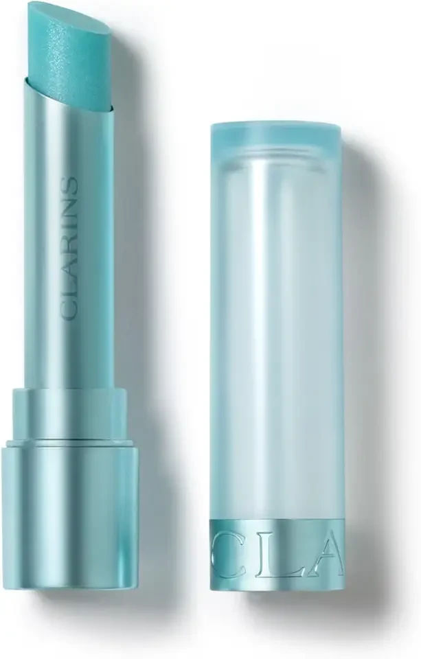 Clarins Lip Oil Balm | Nourishes, Hydrates, and Visibly Plumps | Natural Look | Sheer Finish and Shine | 99% Skincare Formula and 96% Natural Ingredients | Contains Hydrating Peptide | 0.1 Ounce
