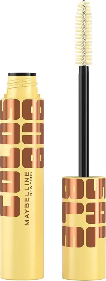 Maybelline The Colossal Bubble Mascara, Buildable Mascara Volume and Length Formula for Bold, Separated, Sleek Lashes, Washable Formula, Copper Brown, 1 Count