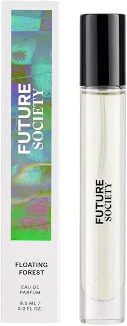 Future Society Floating Forest Perfume - Rich Aquatic Floral Eau de Parfum with Notes of Bergamot, Freesia, Rose & Musk - Luxury Perfume Inspired by Rainforests - Modern Unisex Fragrance - 9.5ml