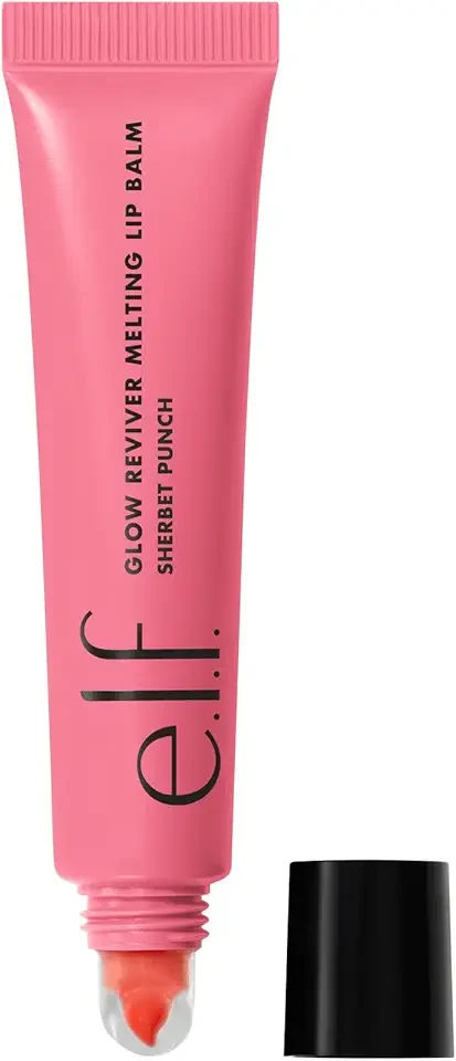 Glow Reviver Melting Lip Balm, Hydrating Tinted Lip Balm For A Glossy Finish & Soft, Supple Lips, Vegan & Cruelty-Free, Sherbet Punch