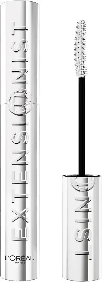 Extensionist Mascara, Lengthening, Volumizing, and Curling Formula For a Lash Extension Eye Makeup Look, Washable Black