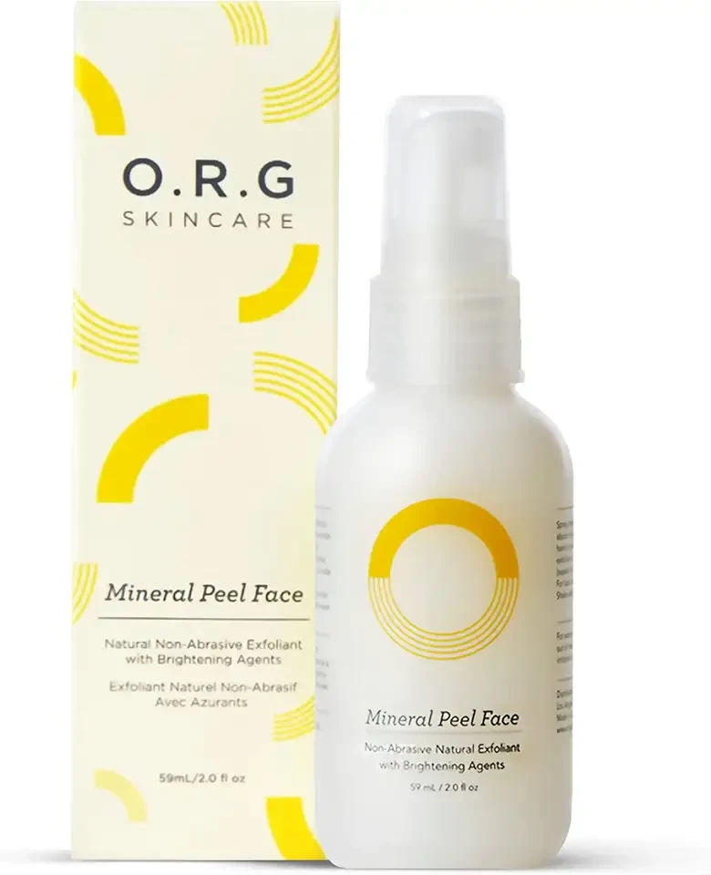ORG Peel Off Face Cleanser for Gentle Exfoliation and Glowing Skin - Korean Sensitive Skincare - Pore Minimizer Brightening Agent Cruelty Free Natural Formula 2oz