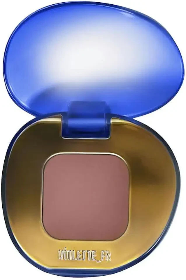 VIOLETTE - PLUME EYESHADOW Feather Matte Veil - Cream to Powder Eyeshadow Sheer Buildable Soft Matte Finish Lightweight Blendable Long Lasting - Color: Lait au Cafe (Milky Beige-Brown)