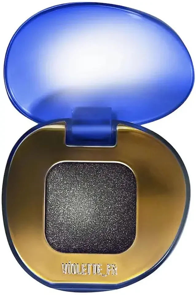 VIOLETTE - PLUME EYESHADOW Feather Shimmer Veil - Cream-to-Powder Shimmer Eyeshadow Buildable Glow Soft Radiant Finish Lightweight Blendable - Color: Poussiere de Lune - (Cool Moonlit Graphite)
