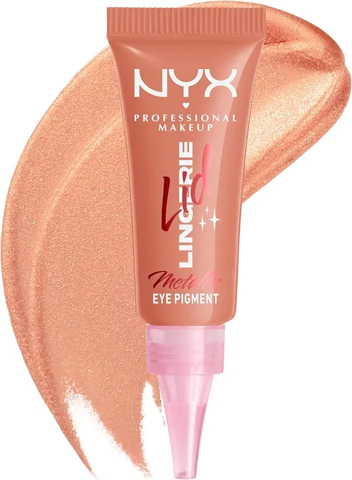 Lingerie Lid Lingerie Cream Eye Pigment, Eyeshadow, Up to 24H Wear, Gold String, 0.2 fl oz