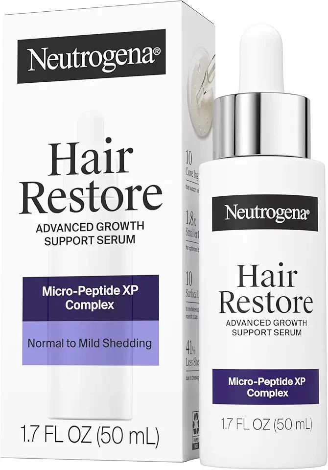 Neutrogena Hair Restore Hair and Scalp Serum Fragrance-Free, 1.7 fl oz