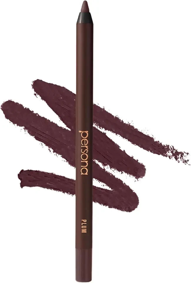 24HR Plum Waterproof Eyeliner Pencil | Creamy, Smudgeable Pencil for Lash Line & Waterline | All-Day to All-Night Wear | Vegan, Cruelty-Free, Paraben-Free | Made in USA