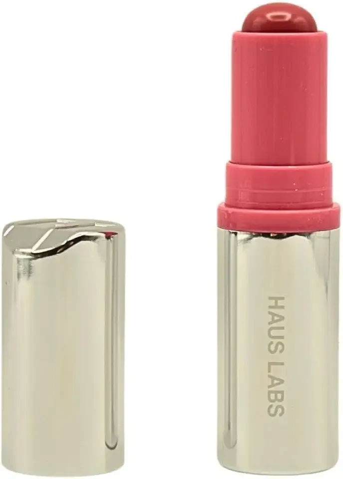 Haus Labs Color Fuse Longwear Hydrating Glassy Lip + Cheek Blush Balm Stick - Glassy Rosette