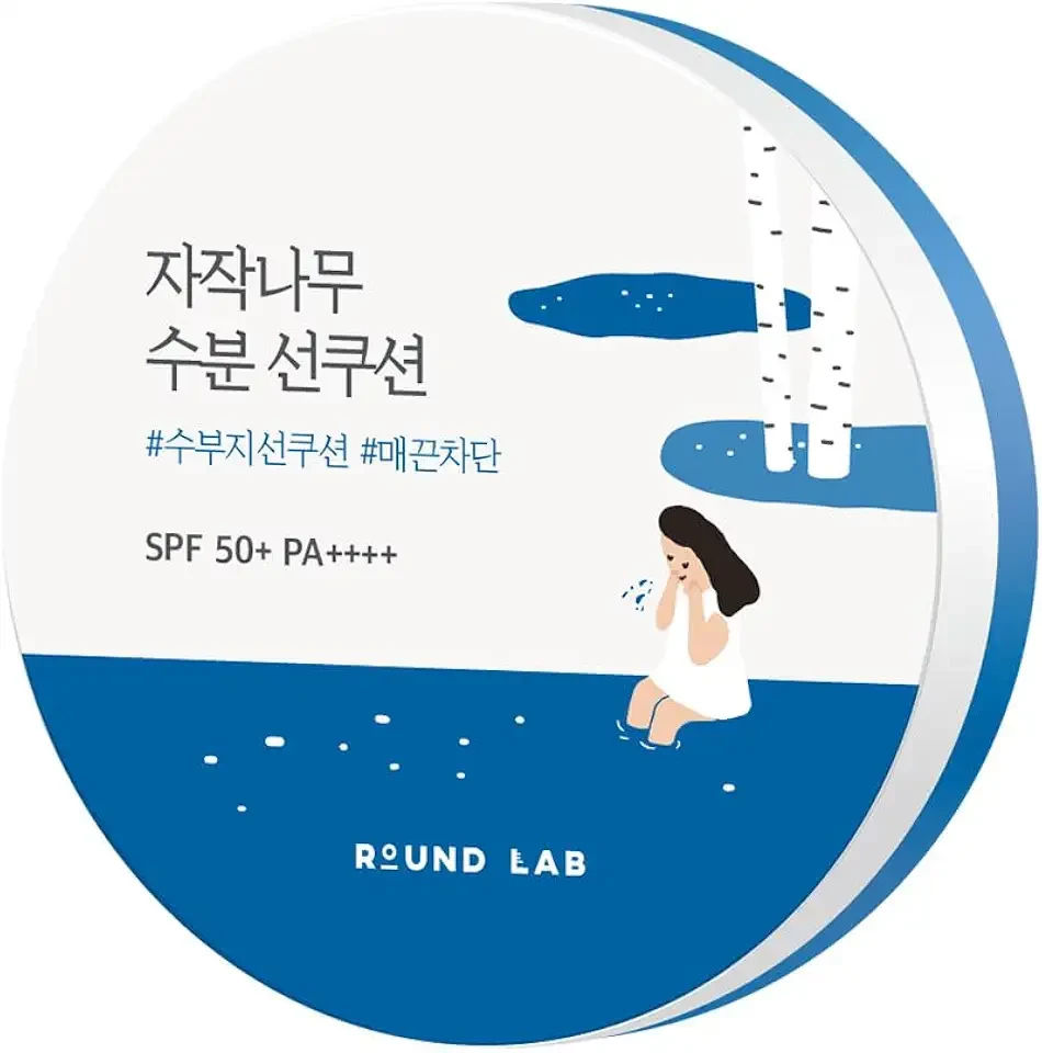 ROUND LAB Birch Juice Moisturizing Sun Cushion SPF 50+ PA++++ 15g