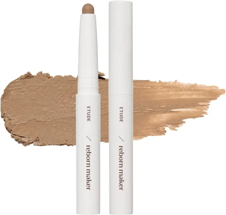 ETUDE Reborn Maker Contour Stick #Warm Shading | Naturally Sculpt & Define | Creamy Formula for Seamless Blending | Multi-purpose Contour Stick | Korean Makeup, Kbeauty, Perfect for Gift