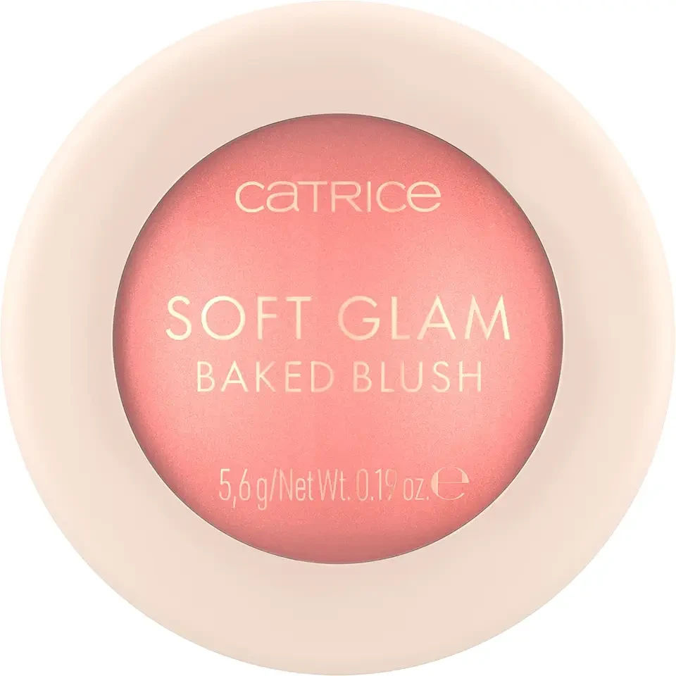 Catrice Soft Glam Baked Blush | Luminous, Lightweight Powder for Buildable Color | Vegan & Cruelty Free (010 | On Cloud Pink)