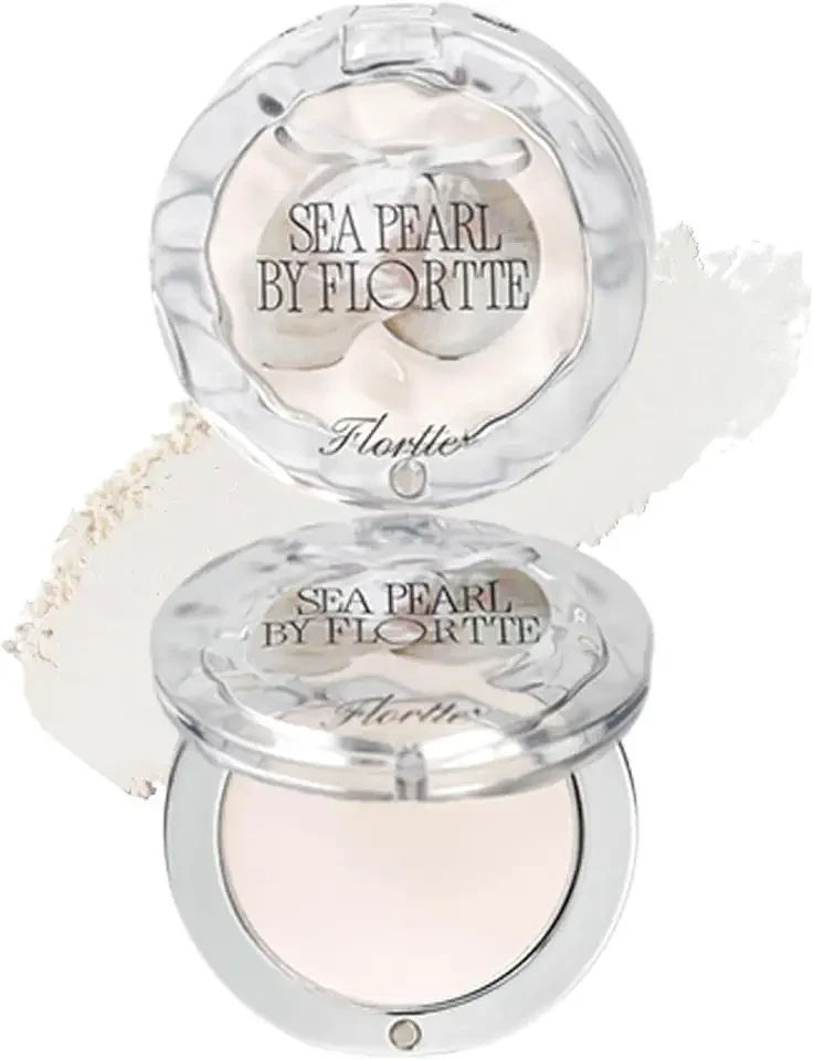 FLORTTE Esther Bunny Single-Colour Highlighter, 3 Colors, Soft-Focus Face Makeup (01# [NEW] Beige, Standard)