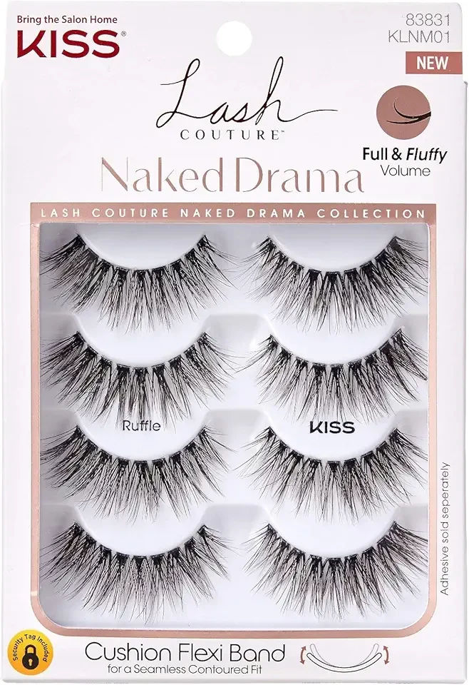 Kiss Lash Couture Naked Drama Collection Ruffle (Pack of 2)