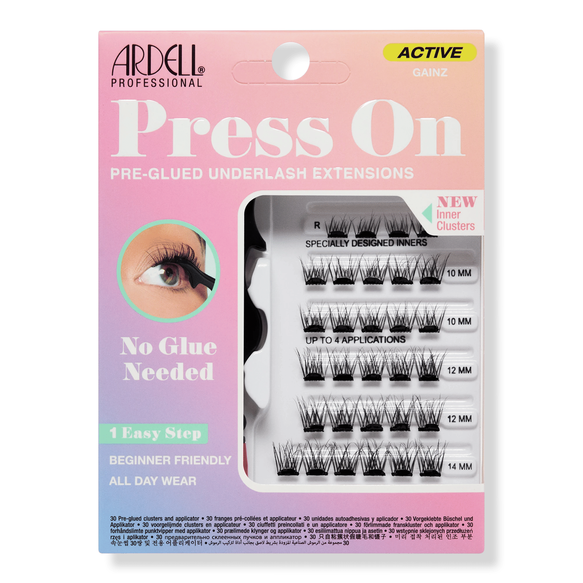 Active Press On Pre-Glued Underlash Extensions