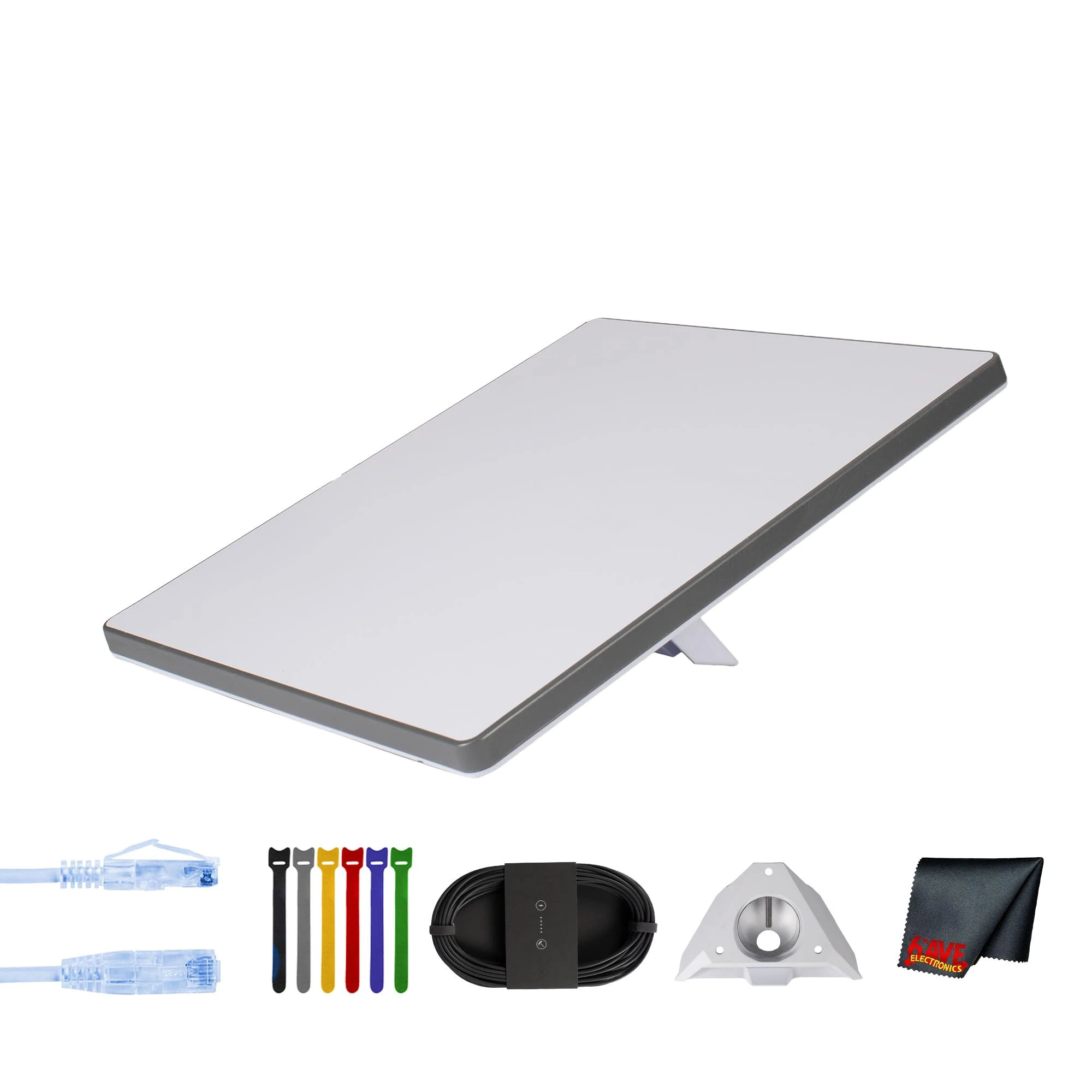 Starlink Mini Kit - Compact Dual-Band AC Wi-Fi Router and Satellite Dish System - High-Speed Portable Internet for and Mobile Use- Bundle (White)