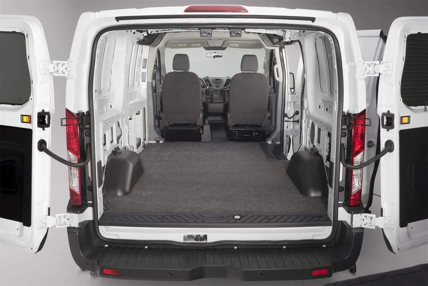 BedRug VanRug, Maxi | Fits 2015 - 2025 Ford Transit Long Wheel Base (M) - 148" Wb W/O Extended Body | Charcoal Grey, VRFT15L