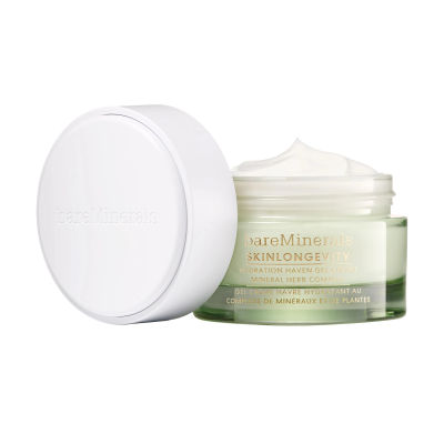 bareMinerals SKINLONGEVITY Hydration Haven Gel Cream, Lightweight Moisturizer with Niacinamide, Zinc & Ceramides, Hydrates & Supports Skin Barrier, All Skin Types, Non-Greasy Gel Cream