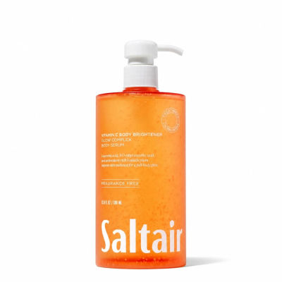 Saltair Vitamin C Body Serum with Glow Complex | Hydrating Body Serum To Help Visibly Even Tone | Daily Vitamin C Body Care For Smooth Radiant Looking Skin | 1 Count