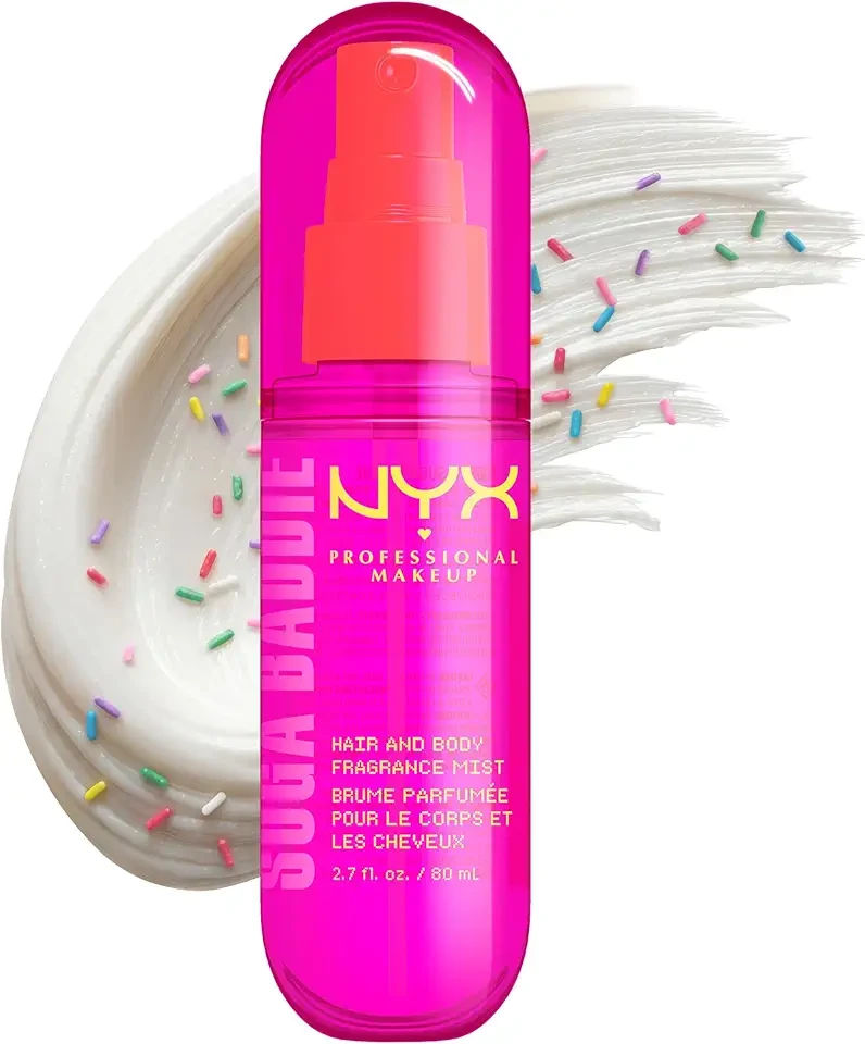 Fat Oil Fragrance Mist Perfume, Suga Baddie Vanilla & Whipped Cream Scent, Long Lasting Hair & Body Spray with Musk, Vegan & Cruelty Free, 2.7 fl oz