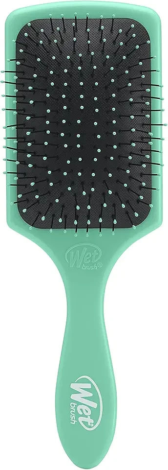 Paddle Detangler Hair Brush, Amazon Exclusive Aqua, Ultra-Soft IntelliFlex Bristles with AquaVent Design, Great For Treatment & Mask Application, Women, Men, Wet, Dry and Damaged Hair