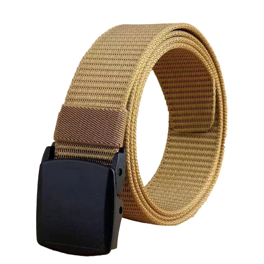 Men's Nylon Casual Belt,Perfect for Students and Military Training, Multiple Colors Available