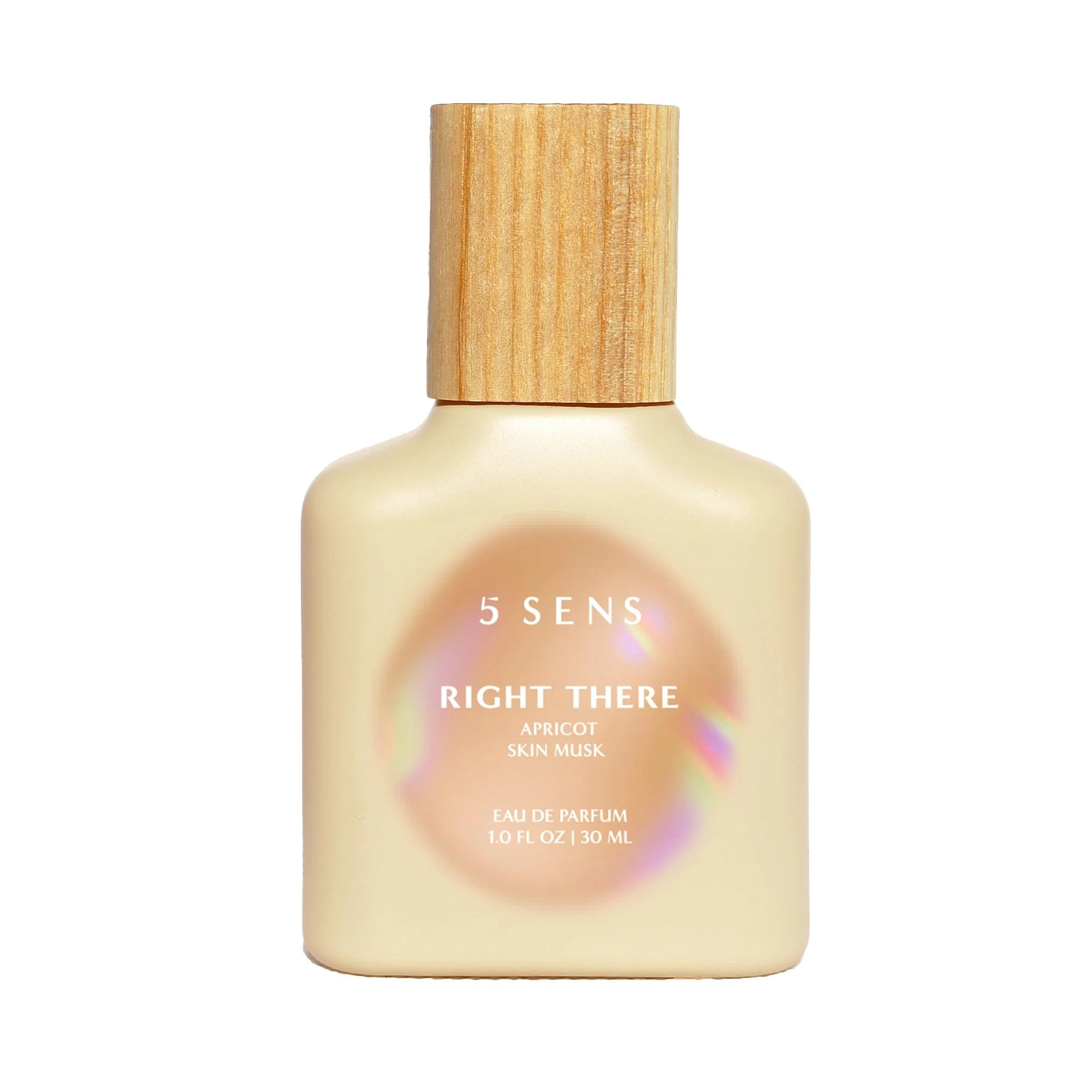 5 SENS Right There Eau de Parfum (30 mL) - Clean, Long-Lasting Fine Fragrance - Warm Floral with Apricot, Peony, Freesia, Amber Woods, Skin Musk - Vegan, Cruelty-Free