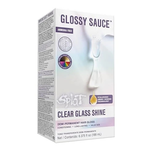 Splat Glossy Sauce Demi-Permanent Clear Gloss Hair Color
