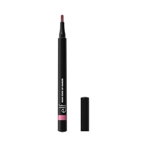 e.l.f. Main Stain Lip Marker, Lip Stain Lip Liner, Define, Contour & Fill for Long-Lasting & Transfer-Resistant Color, Vegan & Cruelty-Free, Rose Macaron