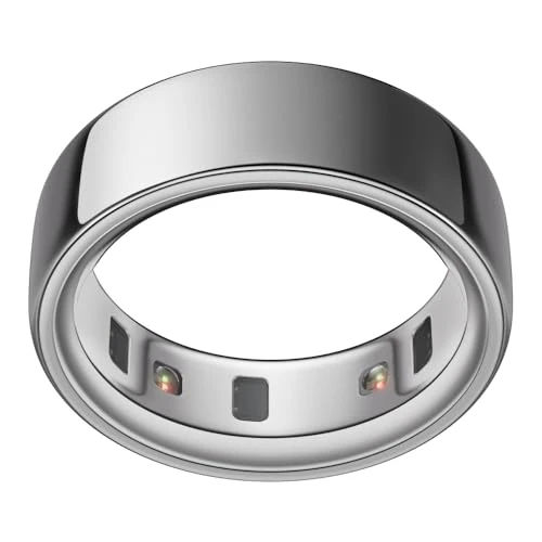 Oura Ring 4 - Silver - Size 9 - Sleep, Activity, Women’s Health, AI Advisor, Up to 8 Days of Battery Life, Size Before You Buy, Android & iOS Compatible