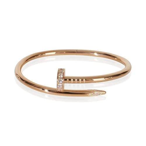 Cartier, Pre-Loved Juste Un Clou Bracelet, Rose Gold, Diamond, 16 mm