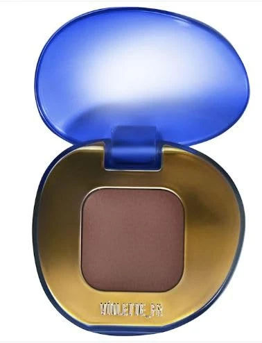 VIOLETTE~FR PLUME Eyeshadow, Feather Matte Veil and Feather Shimmer Veil (Bois Brûlé - Neutral Medium Brown)