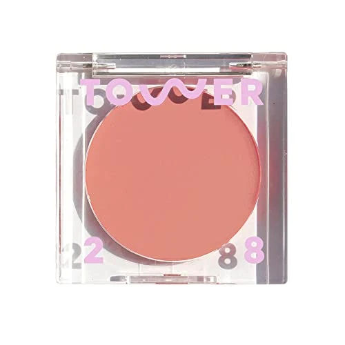 Tower 28 BeachPlease Cream Blush + Tinted Lip Balm - Multi-Use Lip Tint + Dewy Blush for Cheeks With Aloe Vera + Green Tea - Vegan, Non-Comedogenic Makeup for Sensitive Skin - Magic Hour (0.16 oz)