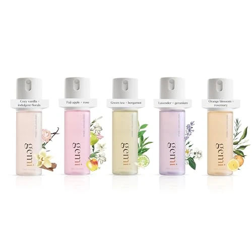 gemi Hand Sanitizer + Serum™ Spray | Hydrating K-Beauty Formula with Centella, Vitamin B5 & Green Tea | Kills 99.9% of Germs | Full Pack