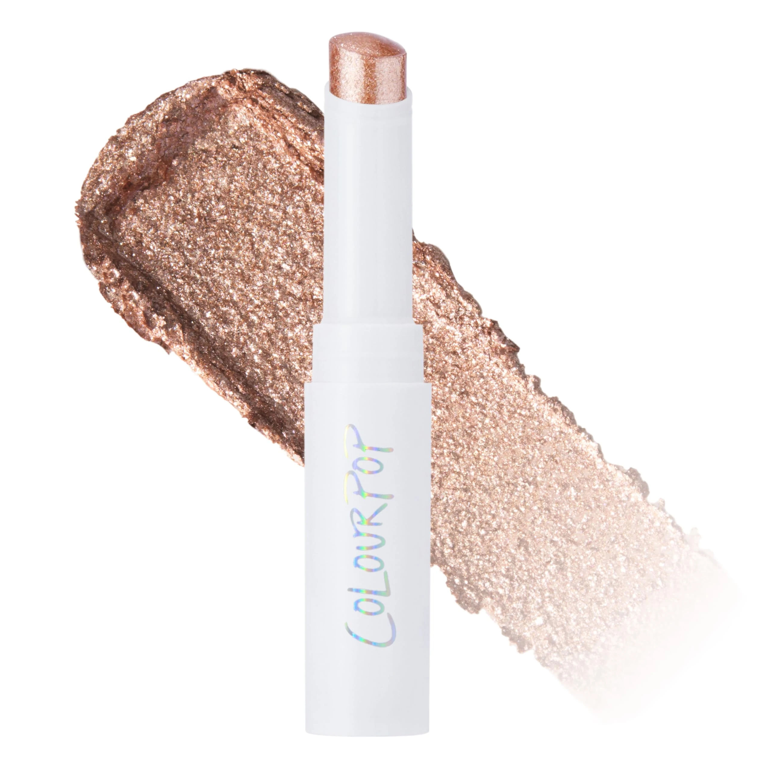 ColourPop Jelly Much Gel Eyeshadow Stick - Water-Based Shimmer Eye Shadow Stick for Eyes, Cheeks & Lips - Wet-Look Shine & Sparkle Finish - Cooling Glide Formula - Big Energy (0.1 oz)