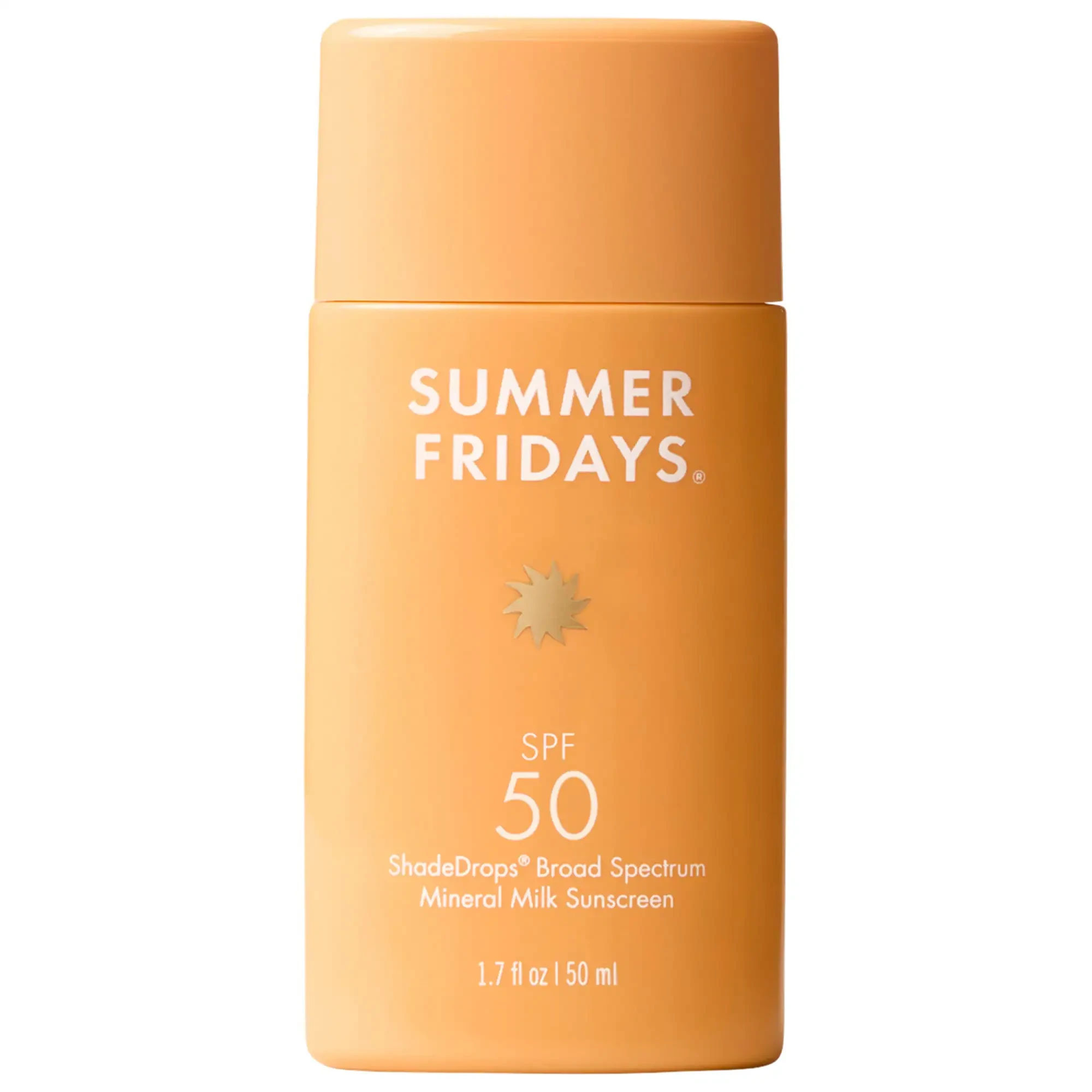 ShadeDrops Broad Spectrum SPF 50 Daily Mineral Milk Sunscreen
