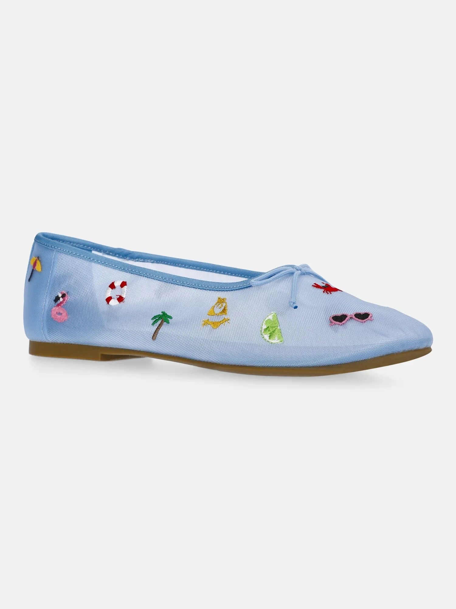 No Boundaries Women's Mesh Ballet Flats - Walmart.com