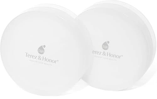 Small Travel Containers for Skincare: 2 Jars Korean Mini Containers with Lids for Toner Pads & Under Eye Patches DIY - Travel-Friendly, Reusable, Leak Proof Skincare Storage, Made in Korea