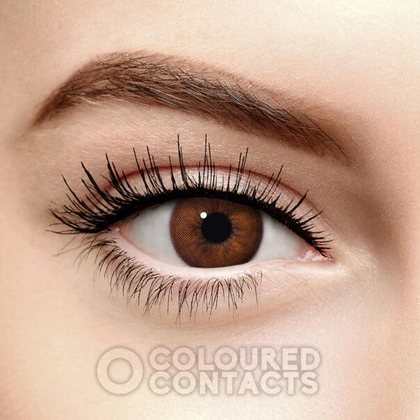 Colored Contacts in Morning Coffee