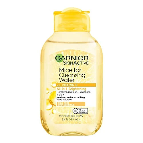 Garnier, SkinActive Micellar Vitamin-C Cleansing Water, 3.4 Fl Oz