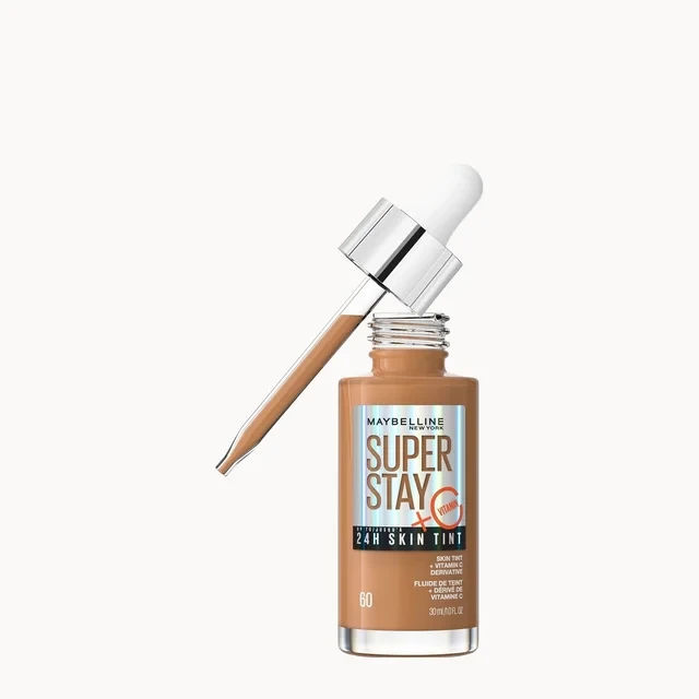 Maybelline Super Stay up to 24H Skin Tint Foundation + Vitamin C 30ml (Various Shades)