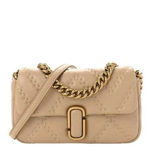Marc Jacobs Quilted J Marc MINI Shoulder Bag (Camel)