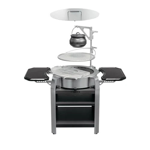 Breeo Live-Fire Grill - Outdoor Fire Pit, Portable Wood Stove, Firepit Grills - For BBQ, Pizza, Burger, From Grilling to Searing - Campfire Cooking Equipment - Compatible with All X24 Accessories