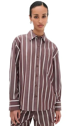 rag & bone Women's Connie Stripe Button Down Shirt, Rswst, S