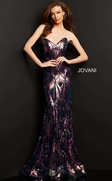 Sparkly Strapless Gown