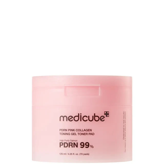 Medicube PDRN PINK COLLAGEN TONING GEL TONER PAD 70ea