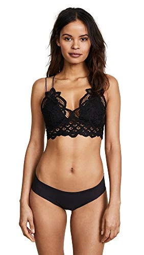 Free People Women's Adella Bralette, Black, XS