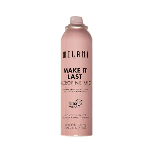 Milani Make It Last Microfine Mist Setting Spray - 16 Hour Wear Waterproof and Sweatproof Finish - All Skin Types